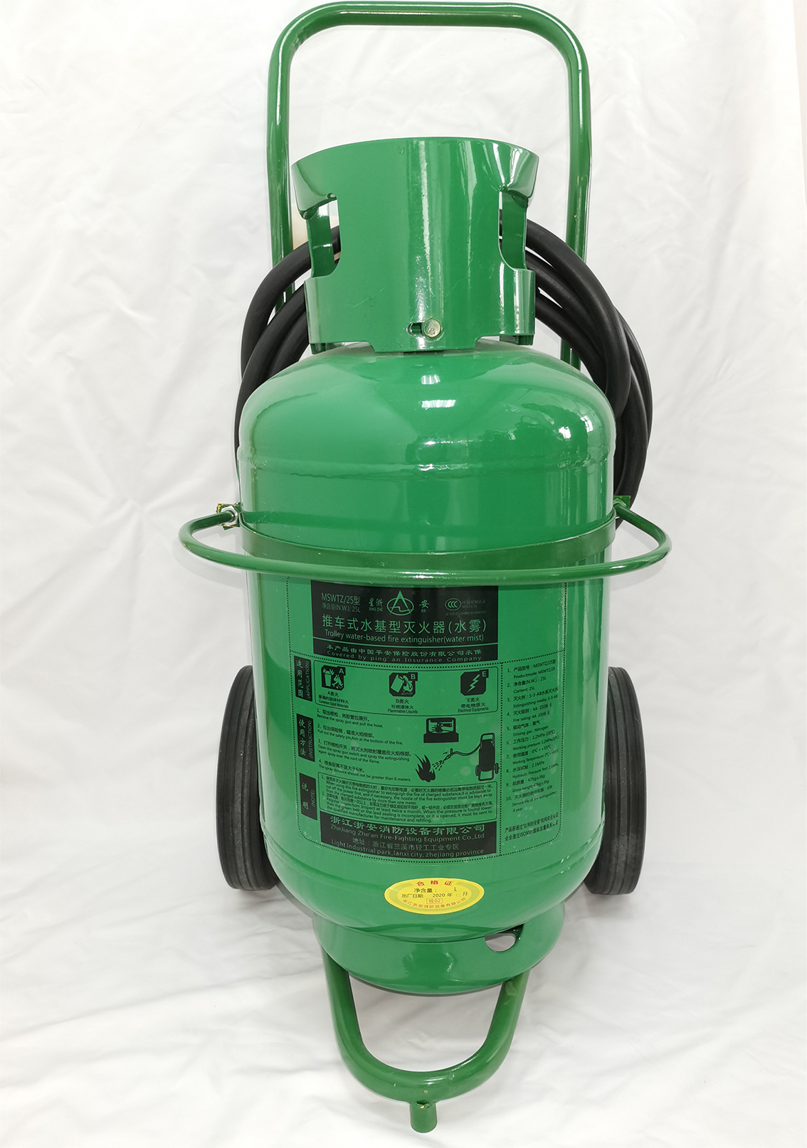 25L推车式水基型（水雾）灭火器