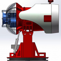 细水雾涡扇炮自动灭火装置