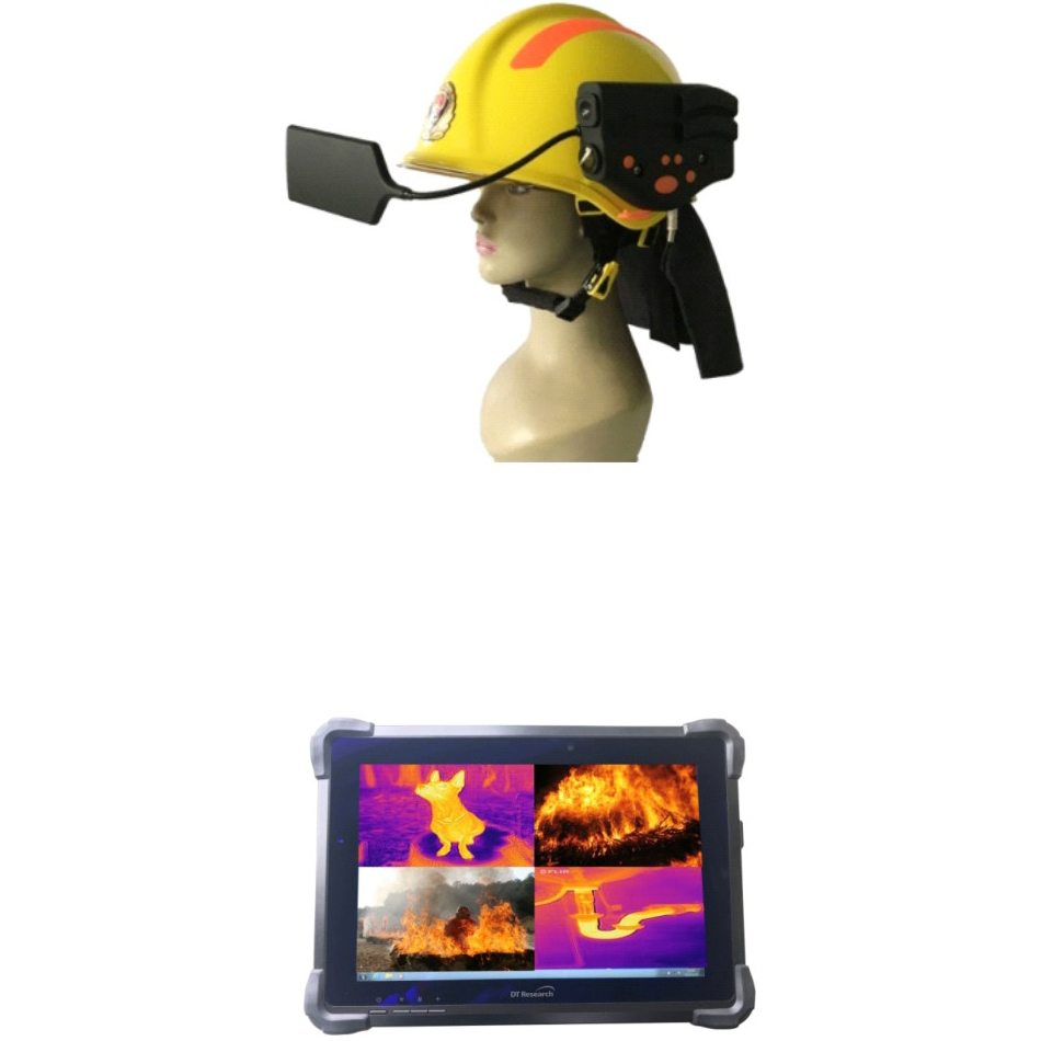 红外热成像智能通讯头盔