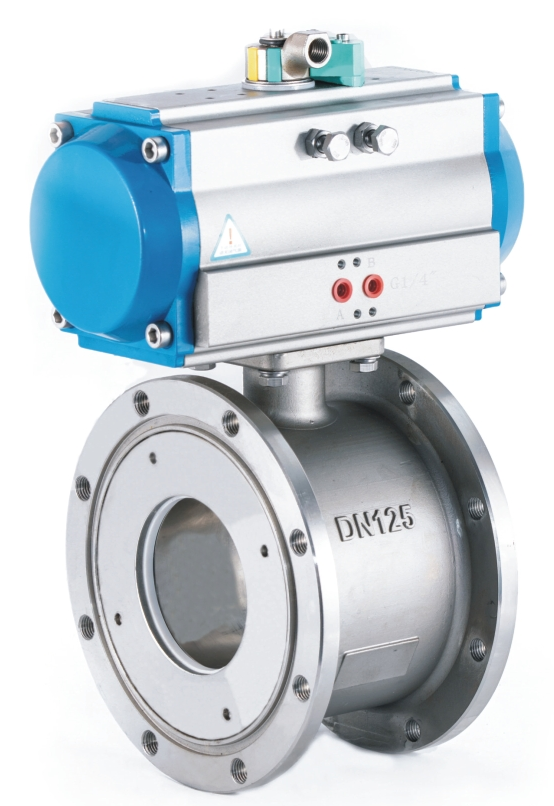 园法兰式气动球阀