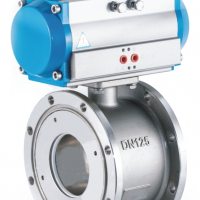 园法兰式气动球阀