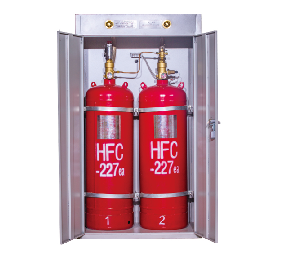 双瓶柜式七氟丙烷气体灭火装置