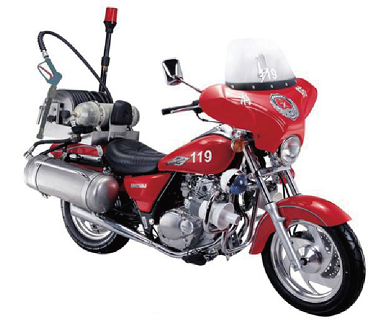 两轮消防摩托车