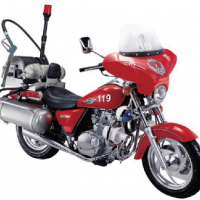 两轮消防摩托车