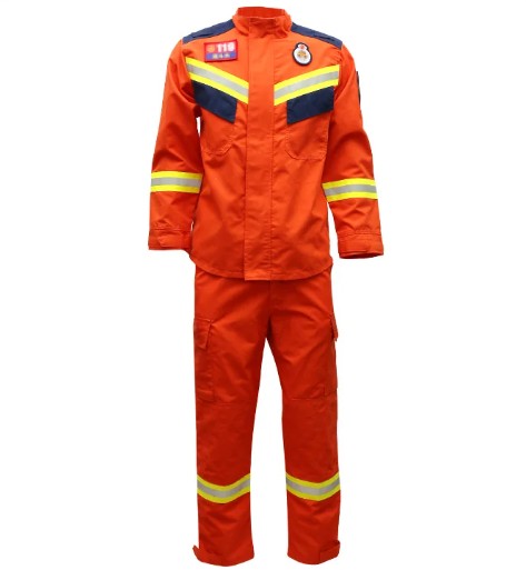 20款夏季应急消防抢险救援服轻薄款比武训练水域专用消防员速干