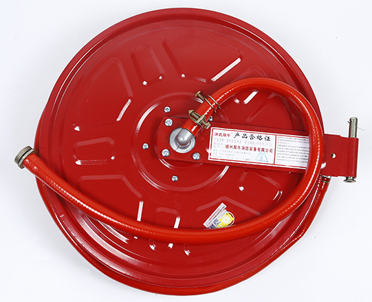 20米25米消防卷盘软管卷盘消火栓箱自救水管转盘消防水带消防器材