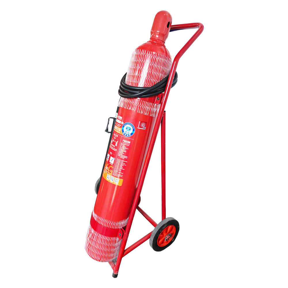 推车式二氧化碳灭火器MTT24kg30kgco2灭火器干冰灭火器厂家直销
